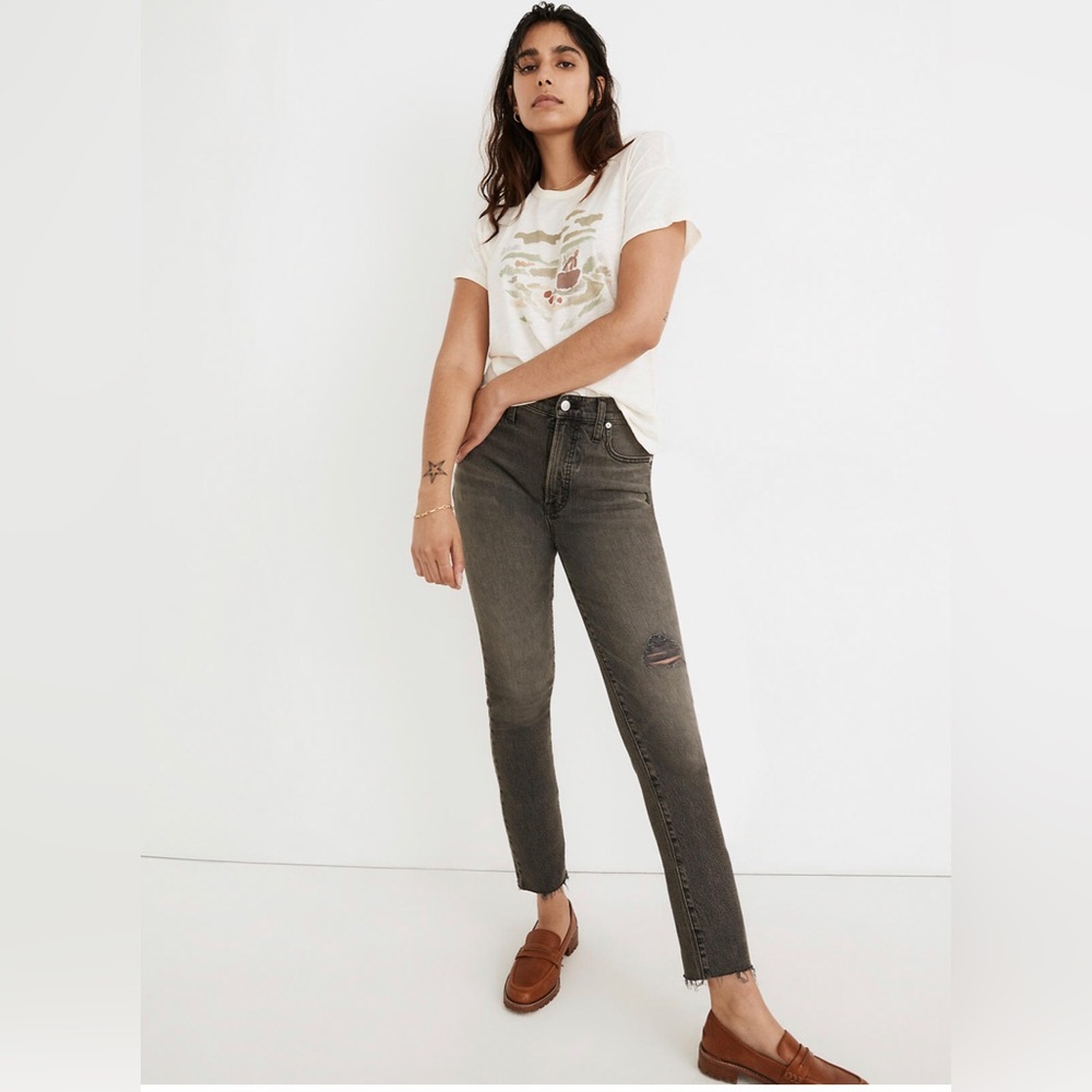 Madewell The Perfect Vintage Jean Size 24 Tall NB057 Gray